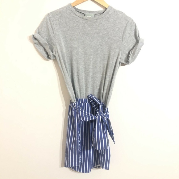 Anthropologie Maeve Nahlah T-Shirt Stripe Dress XS - Picture 3 of 7